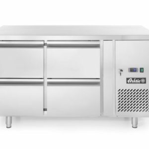 ARKTIC Kühltisch, 4 Schubladen 280L, 1360x700x850mm ARKTIC Kühltisch, 4 Schubladen 280L, 1360x700x850mm