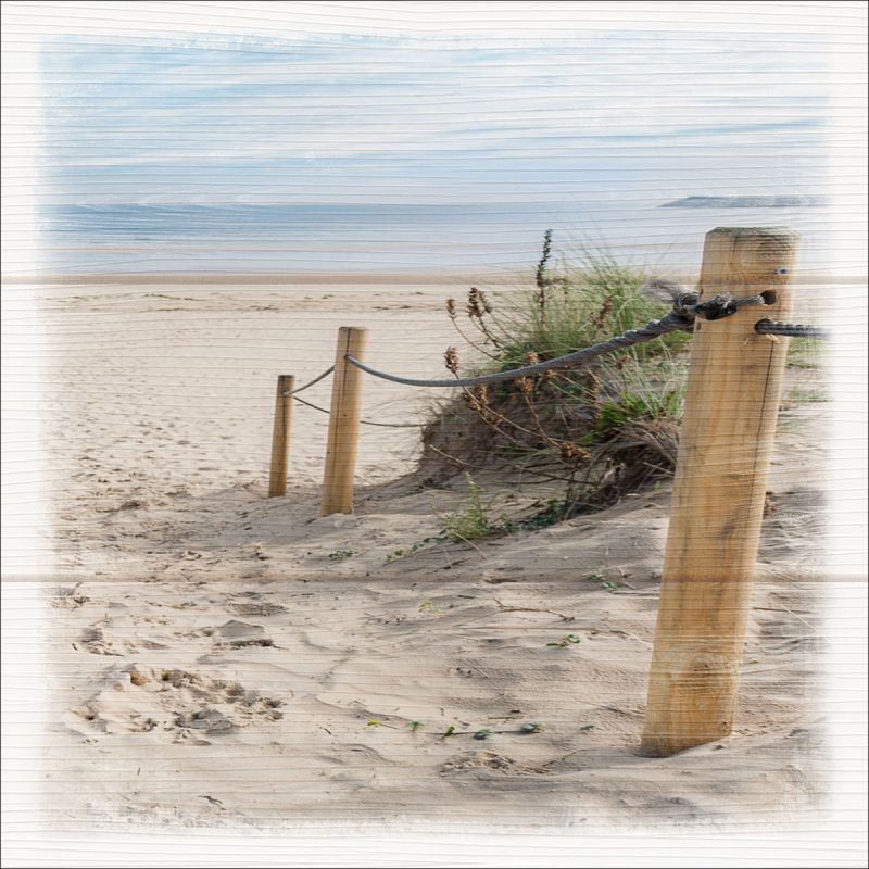 Canvas-Art Strand 30 x 30 cm