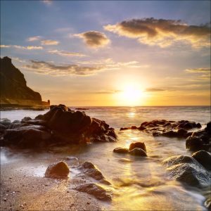 Glas-Art Island 30 x 30 Glasbild