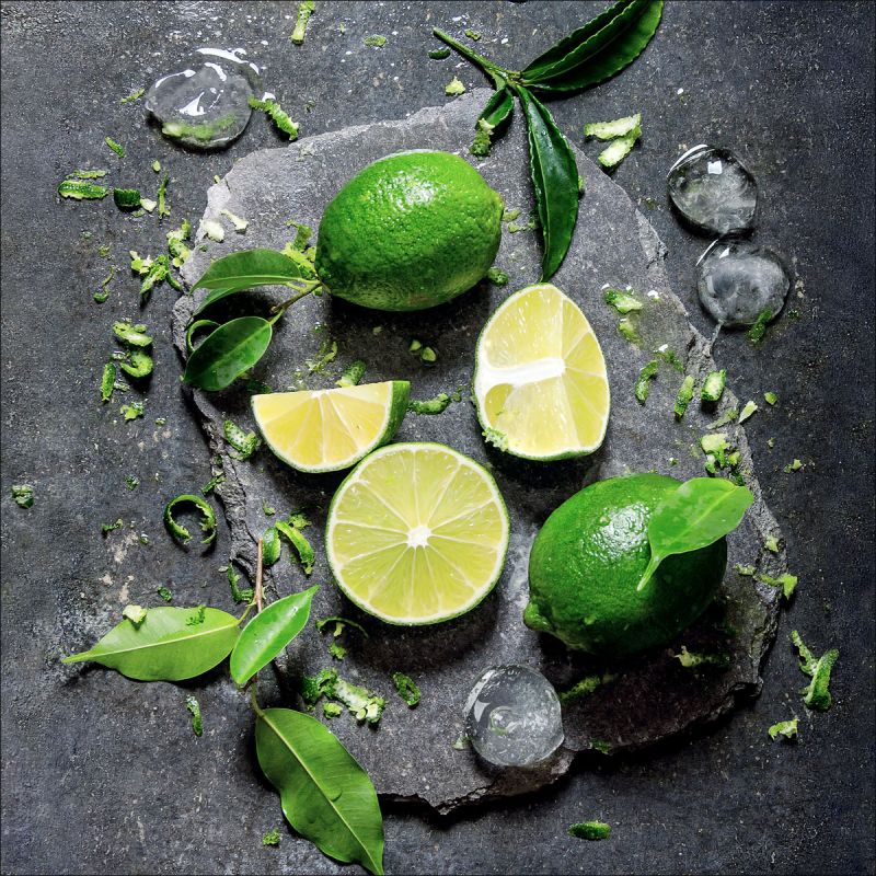 Glas-Art Lemonmix 30 x 30 Glasbild