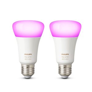 Philips Hue LED-Leuchtmittel-Set rund 10W 2-teilig Philips Hue LED-Leuchtmittel-Set rund 10W 2-teilig
