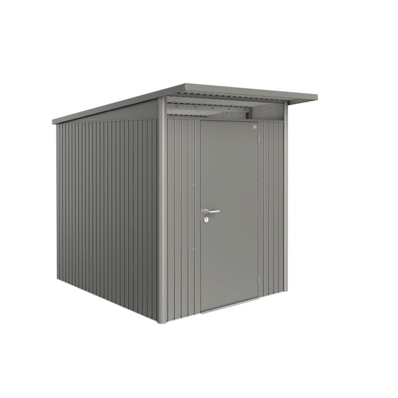 Biohort Gerätehaus AvantGarde A2 quarzgrau metallic mit Standardtür
