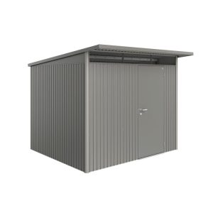Biohort Gerätehaus AvantGarde A6 quarzgrau metallic mit Standardtuer Biohort Gerätehaus AvantGarde A6 quarzgrau metallic mit Standardtuer