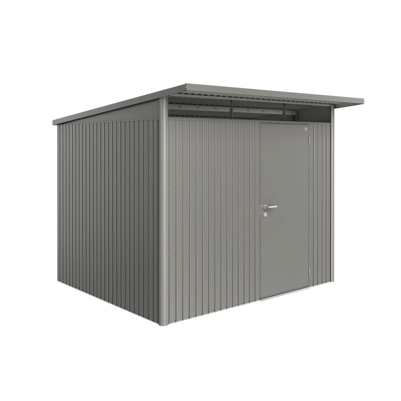 Biohort Gerätehaus AvantGarde A6 quarzgrau metallic mit Standardtuer