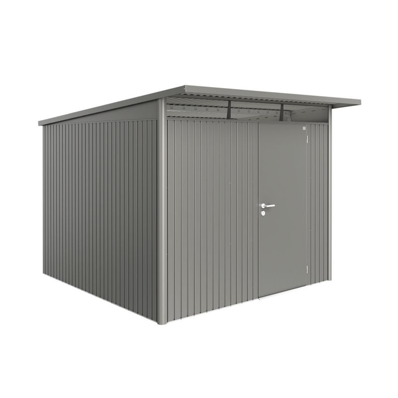 Biohort Gerätehaus AvantGarde A7 quarzgrau metallic mit Standardtür