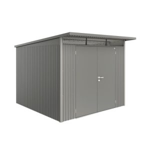Biohort Gerätehaus AvantGarde A7 quarzgrau metallic mit Doppeltür Biohort Gerätehaus AvantGarde A7 quarzgrau metallic mit Doppeltür