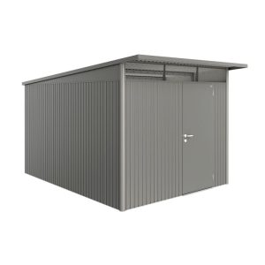 Biohort Gerätehaus AvantGarde A8 quarzgrau metallic mit Standardtür Biohort Gerätehaus AvantGarde A8 quarzgrau metallic mit Standardtür