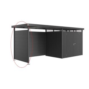 Biohort Seitenwand für Seitendach zu Gerätehaus HighLine H2 dunkelgrau-metallic Biohort Seitenwand für Seitendach zu Gerätehaus HighLine H2 dunkelgrau-metallic