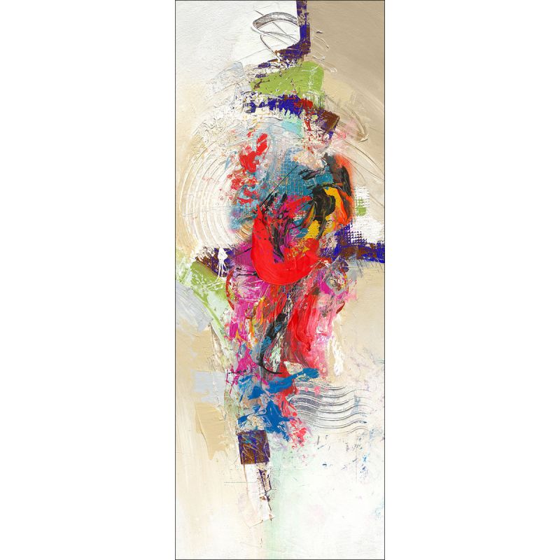 Canvas-Art Colourful Abstract 30 x 80 cm