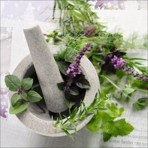 Canvas-Art Herbage pestle II 30 x 30 cm Canvas-Art Herbage pestle II 30 x 30 cm