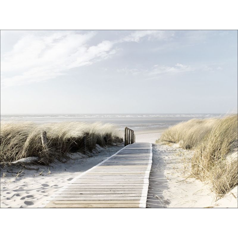 Canvas-Art Seeblick III 90 x 120 cm