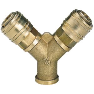 Einhell Druckluftverteiler mit 2 Schnellkupplungen Einhell Druckluftverteiler mit 2 Schnellkupplungen