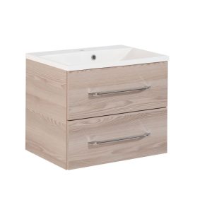 Fackelmann Waschtisch-Set B.clever 60 x 51 x 46 cm Alaska-Esche Fackelmann Waschtisch-Set B.clever 60 x 51 x 46 cm Alaska-Esche