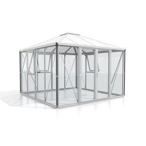 Vitavia Gewächshaus Jack Roof 10m² silber Vitavia Gewächshaus Jack Roof 10m² silber