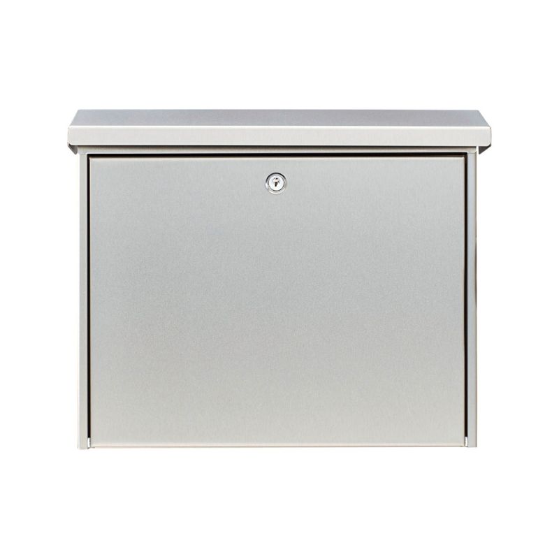Burg Wächter Briefkasten Inoxstar 4700 ohne Zeitungsfach silber