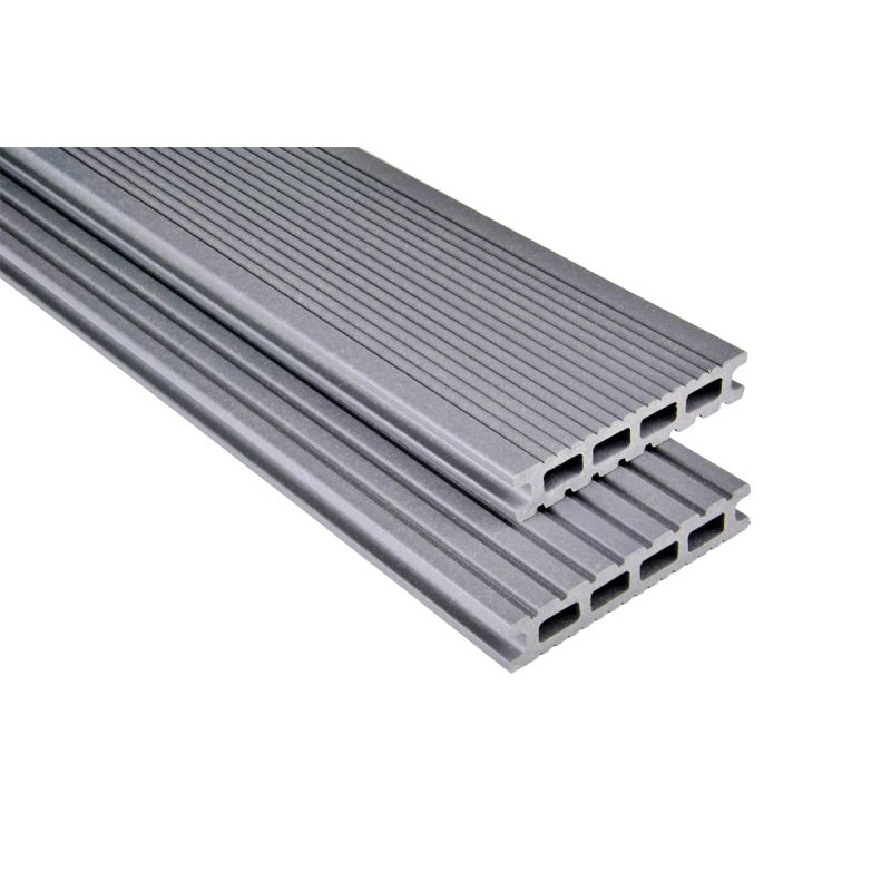 Bodendiele Exklusiv Steingrau mattiert 26 x 145 mm