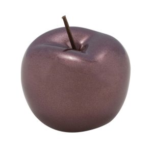 Keramik-Apfel Durchmesser 15 x 12,5 cm beere-matt Keramik-Apfel Durchmesser 15 x 12,5 cm beere-matt