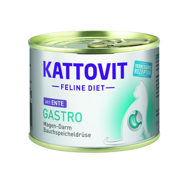 Kattovit Feline Diet Gastro Ente 185g