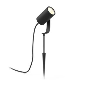 Philips Hue LED-Außenleuchte Lily 19,4 x 8,4 x 7 cm schwarz