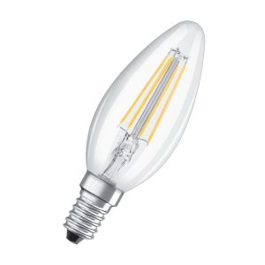 LED Kerze E14 470lm 4.000K40 W Ersatz kaltweiss Filament klar LED Kerze E14 470lm 4.000K40 W Ersatz kaltweiss Filament klar