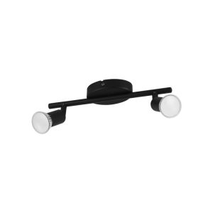Eglo LED-Spotserie Buzz 2 Spots schwarz Eglo LED-Spotserie Buzz 2 Spots schwarz