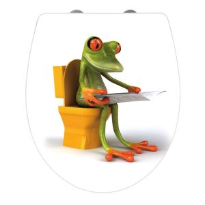 Wenko Premium WC-Sitz Frosch antibakteriell Wenko Premium WC-Sitz Frosch antibakteriell