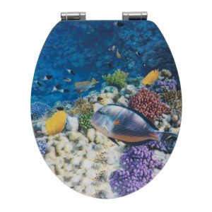 Wenko WC-Sitz Fish 3D-Effekt mit Absenkautomatik Wenko WC-Sitz Fish 3D-Effekt mit Absenkautomatik