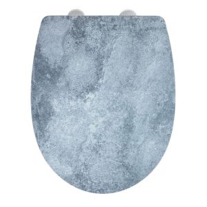 Wenko WC-Sitz Cement mit Relief Wenko WC-Sitz Cement mit Relief