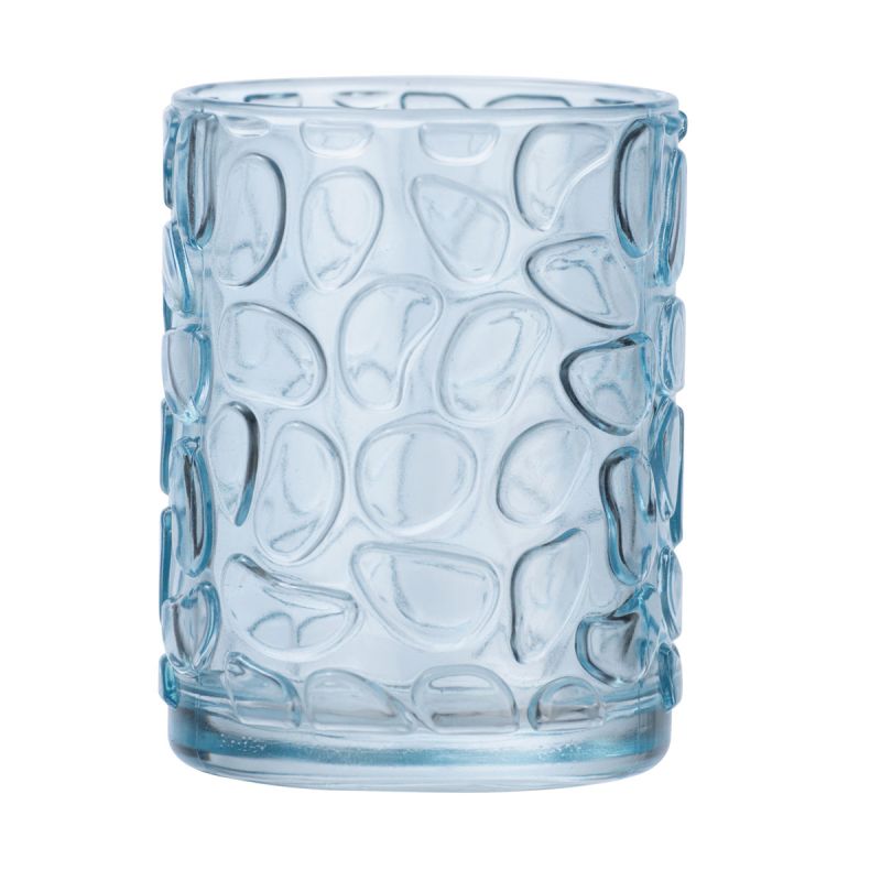 Wenko Zahnputzbecher Vetro blau