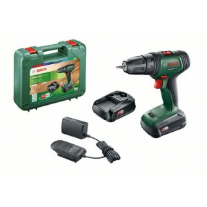 Bosch Akku-Bohrschrauber-Set UniversalDrill 18V 2x 1,5Ah Akkus 5-teilig Bosch Akku-Bohrschrauber-Set UniversalDrill 18V 2x 1,5Ah Akkus 5-teilig