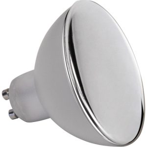 Lightme Leuchtmittel GU10 Kopfspiegel Chrom 10 mm