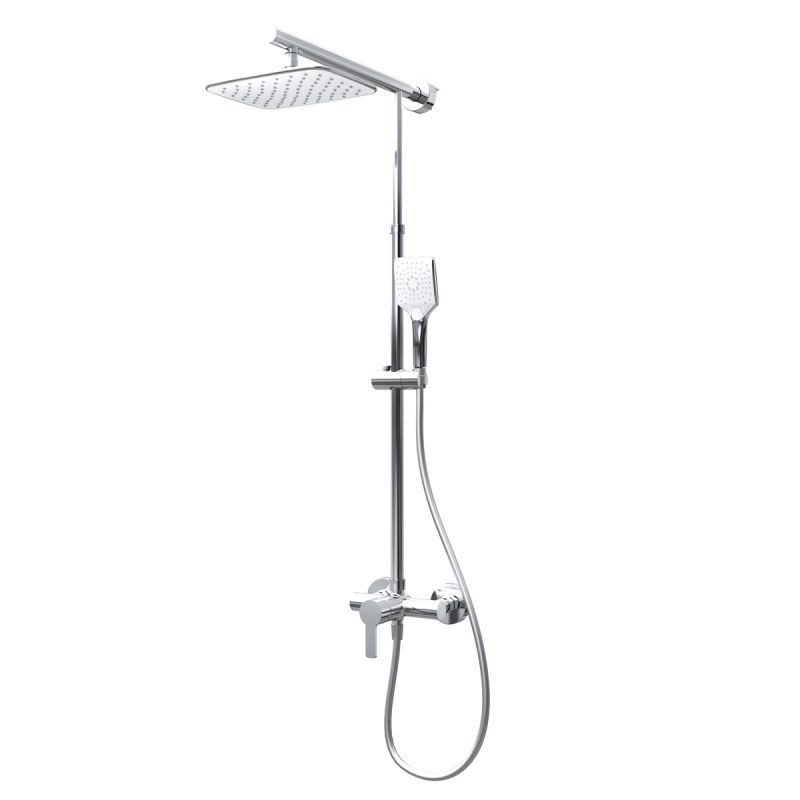 Schulte Express Plus DuschMaster Rain Classic Einhebelmischer Kopfbrause chrom