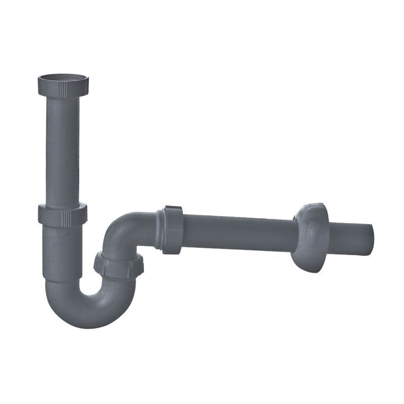 Kirchhoff Röhrensiphon ECO-SAVE KS grau 1 1/4" x Durchmesser 32 mm
