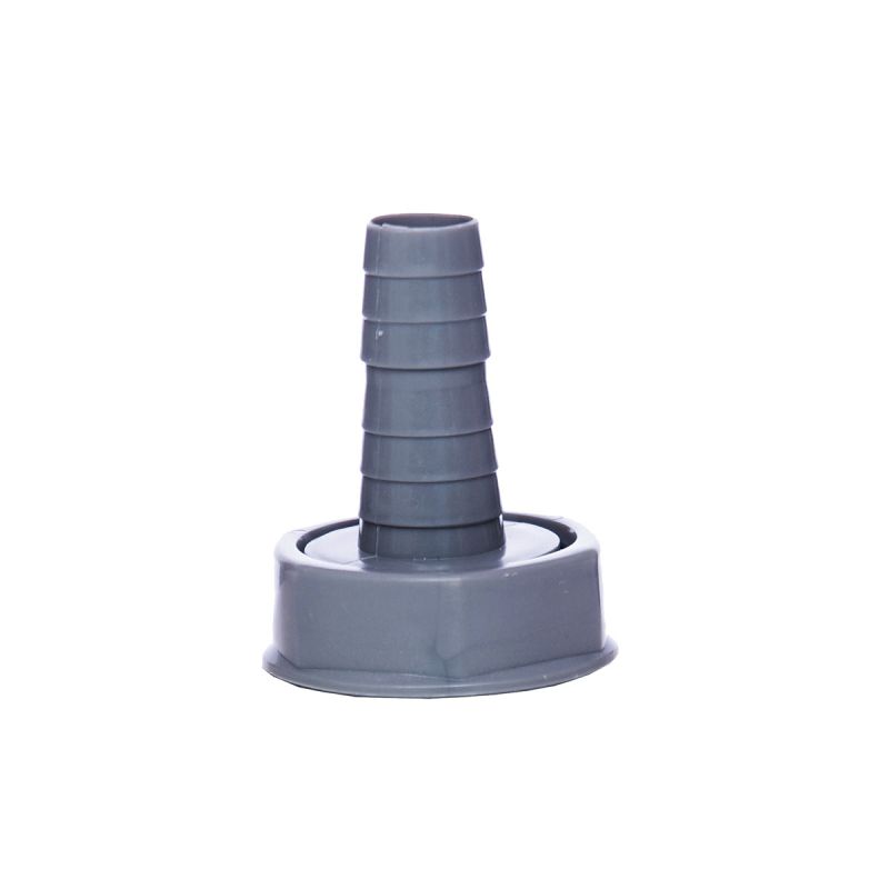 Kirchhoff Geräteanschluss grau 1 1/2" IG x 3/4" T für Waschgeräte-Siphon