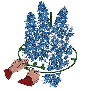 Pflanzenstütze verstellbar 35 – 50 cm