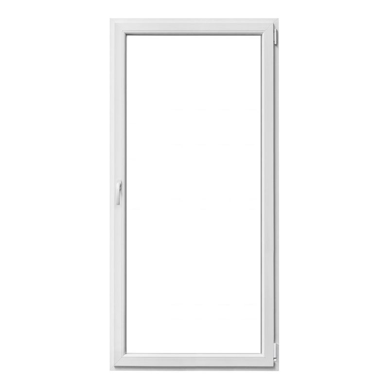 PVC-Balkontür weiß rechts 100 x 210 cm