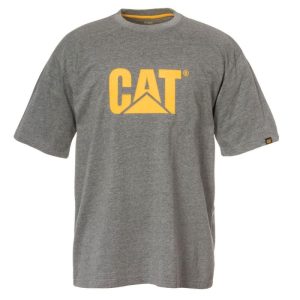 CAT T-Shirt Logo grau Größe L CAT T-Shirt Logo grau Größe L