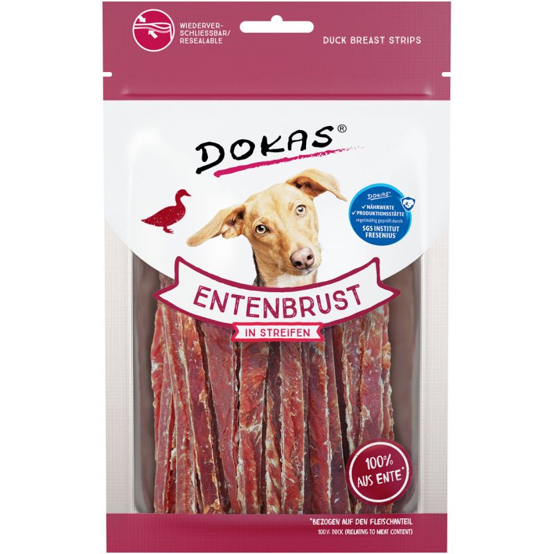 Dokas Snack Entenbrust in Streifen 70g