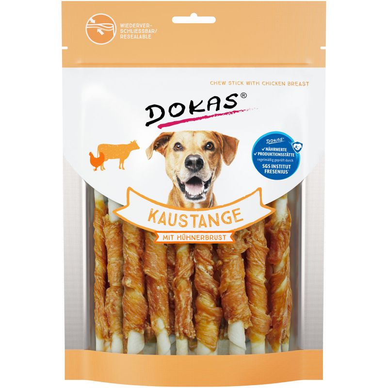 Dokas Snack Kaustange mit Hühnerbrust 200g