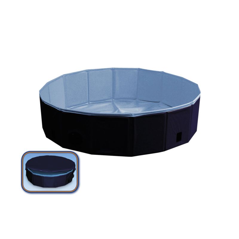 Pool und Abdeckung Durchmesser 120 x 30 cm