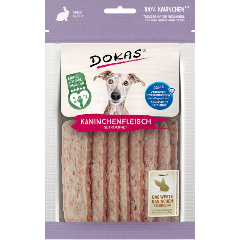 Dokas Snack Kaninchenfleisch getrocknet 70g