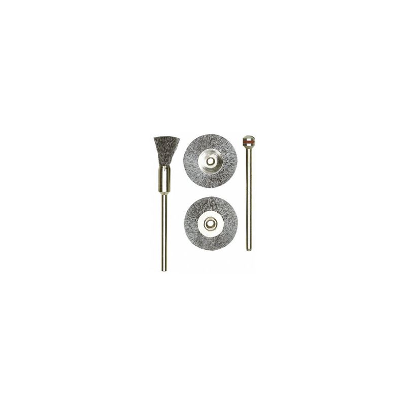 Proxxon Micromot Pinselbürsten Stahl 8 mm 2 Stück