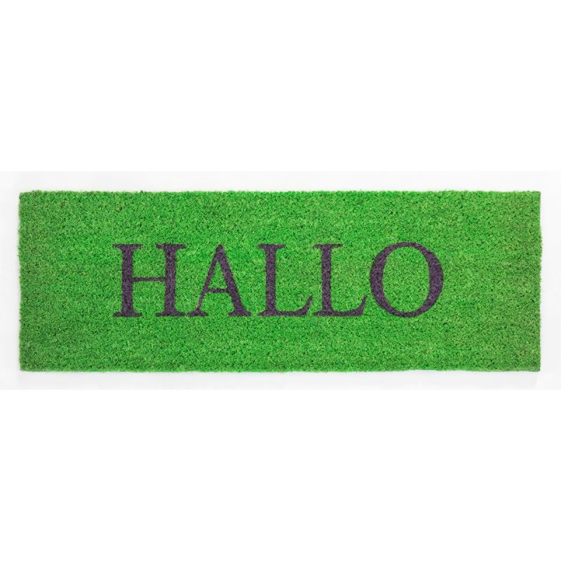Kokosmatte Hallo 26 x 75 cm grün