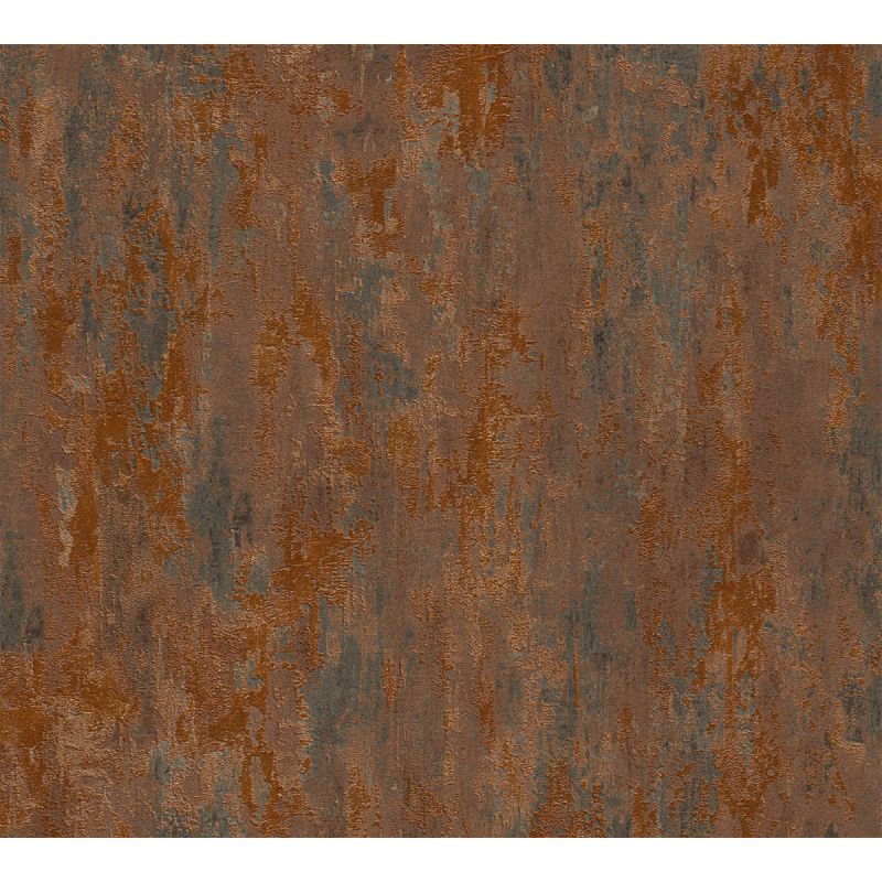 AS Creation  Vliestapete Elements Rostoptik orange 10,05m x 0,53m