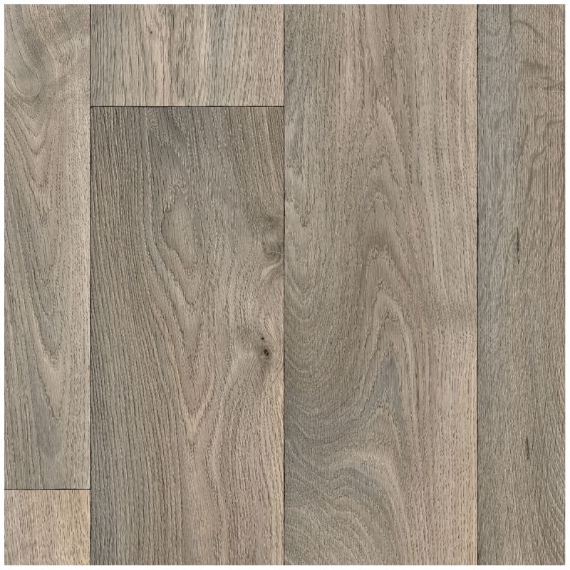 CV-Bodenbelag Rustic Stabparkett 4 m grau-braun