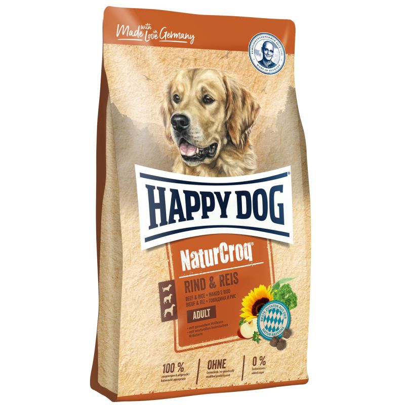 Happy Dog NaturCroq Rind Reis 4kg