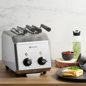 HENDI Sandwichtoaster Edelstahl 2-teilig, Timer HENDI Sandwichtoaster Edelstahl 2-teilig, Timer