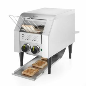 HENDI Durchlauf Toaster Edelstahl einzeln, Band einstellbar, 1340W HENDI Durchlauf Toaster Edelstahl einzeln, Band einstellbar, 1340W