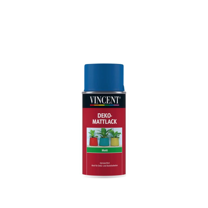 Vincent Deko-mattlack enzianblau 150 ml