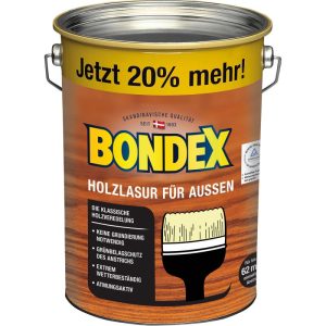 Bondex Holzlasur für Außen Dunkelgrau 4,8 L Bondex Holzlasur für Außen Dunkelgrau 4,8 L